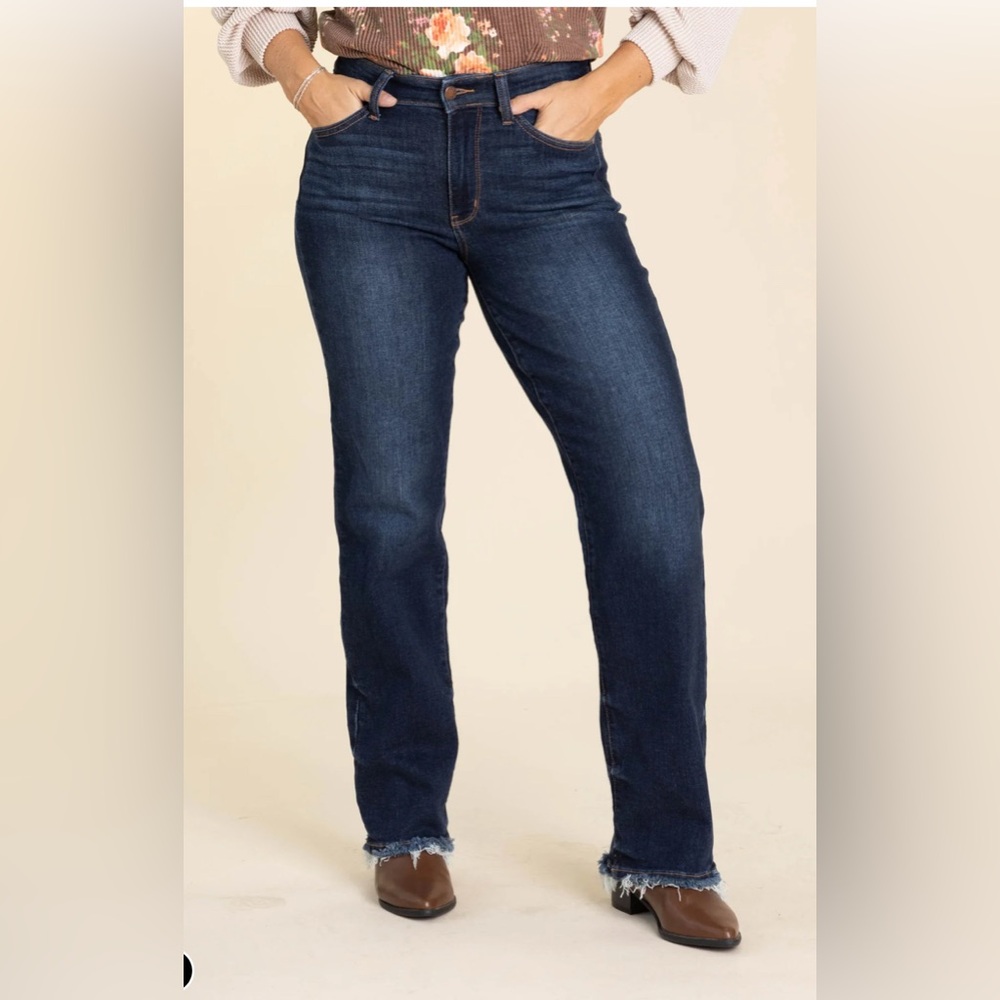 Judy Blue Fray Hem Jeans